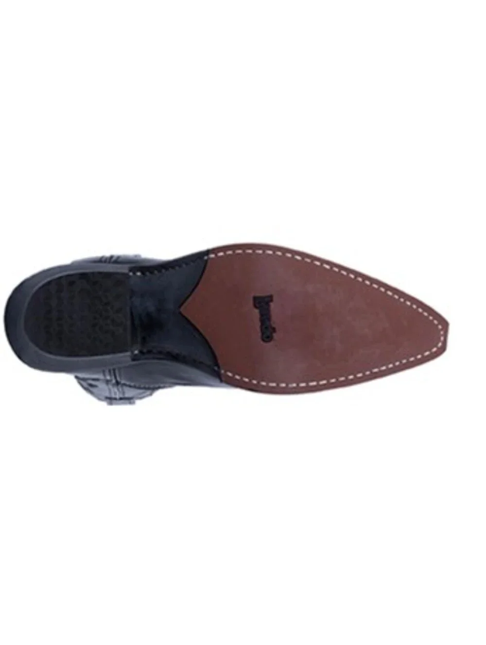 Laredo Western Boots Mens Hawk Cowboy Stitched Snip Toe Black 6860 NIB